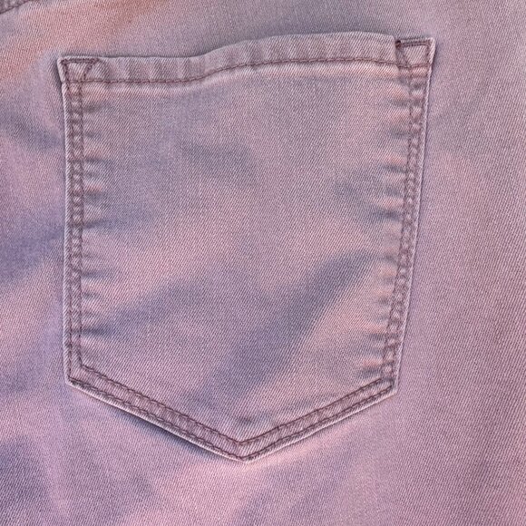 Rewash Mauve Jeggings Cut Off Crop AnkleLight Pink Jeans Size 11 - Picture 13 of 13